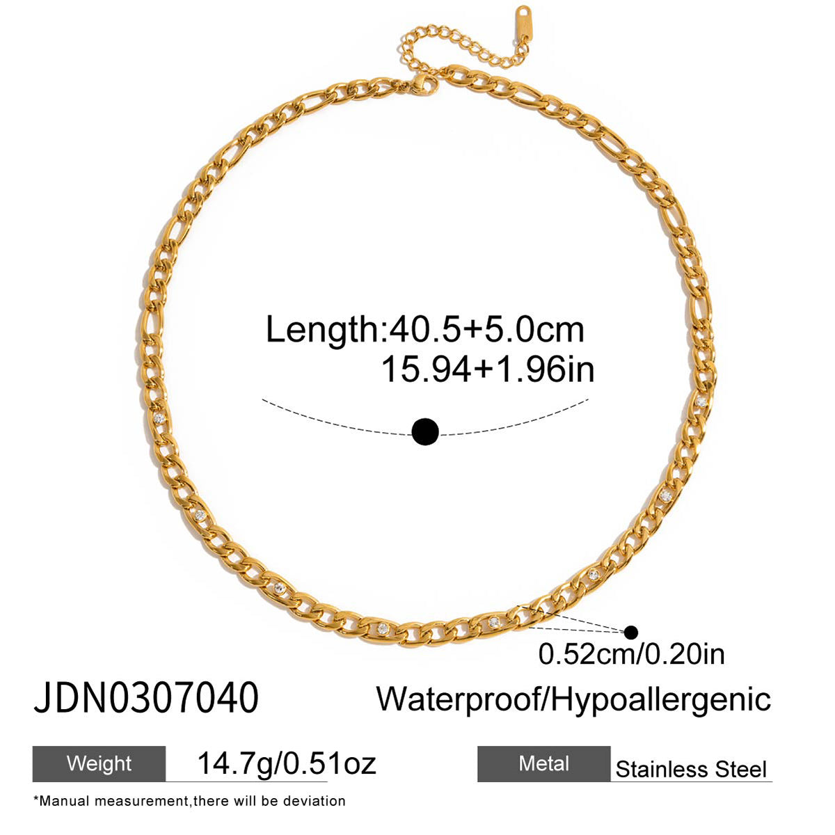Figaro Chain Necklace