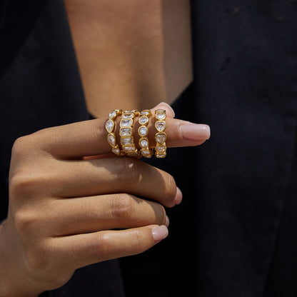 White Cubic Zirconia Ring
