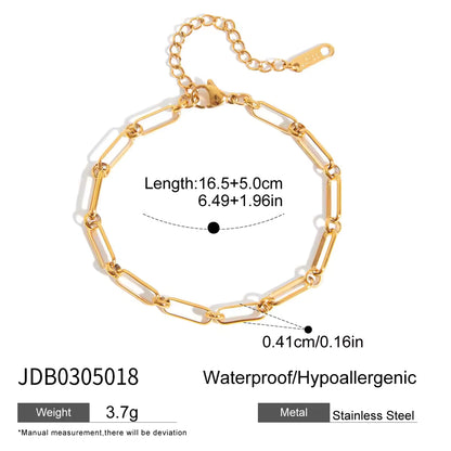 Paperclip Chain Bracelet