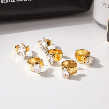 Zircon Cuff Earring