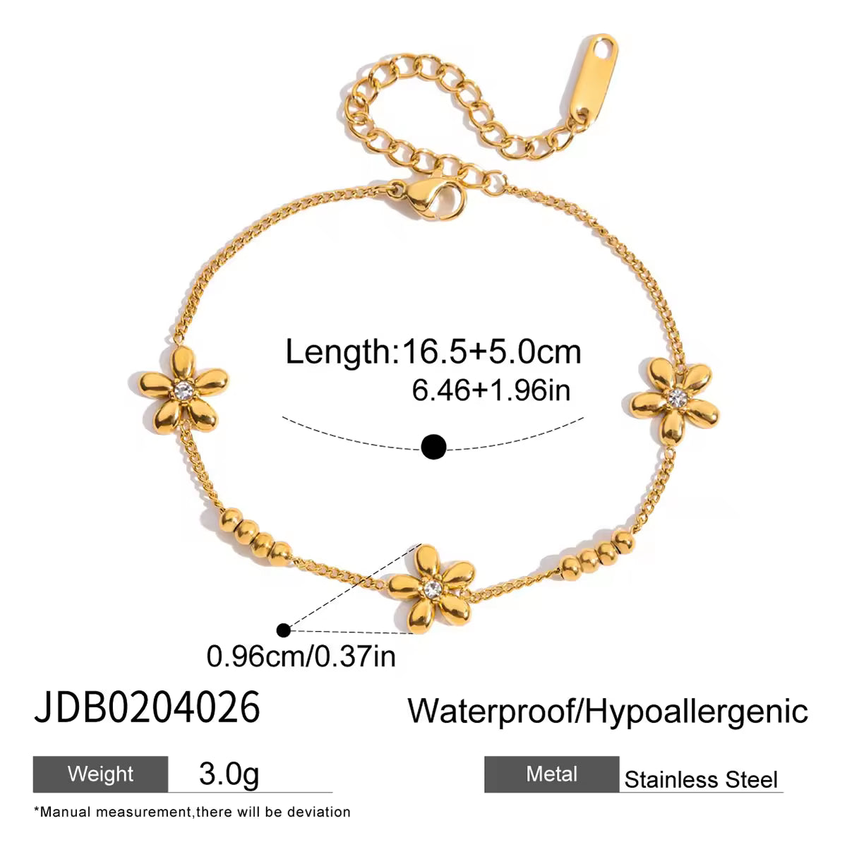 Diamond Chain Women Bracelet