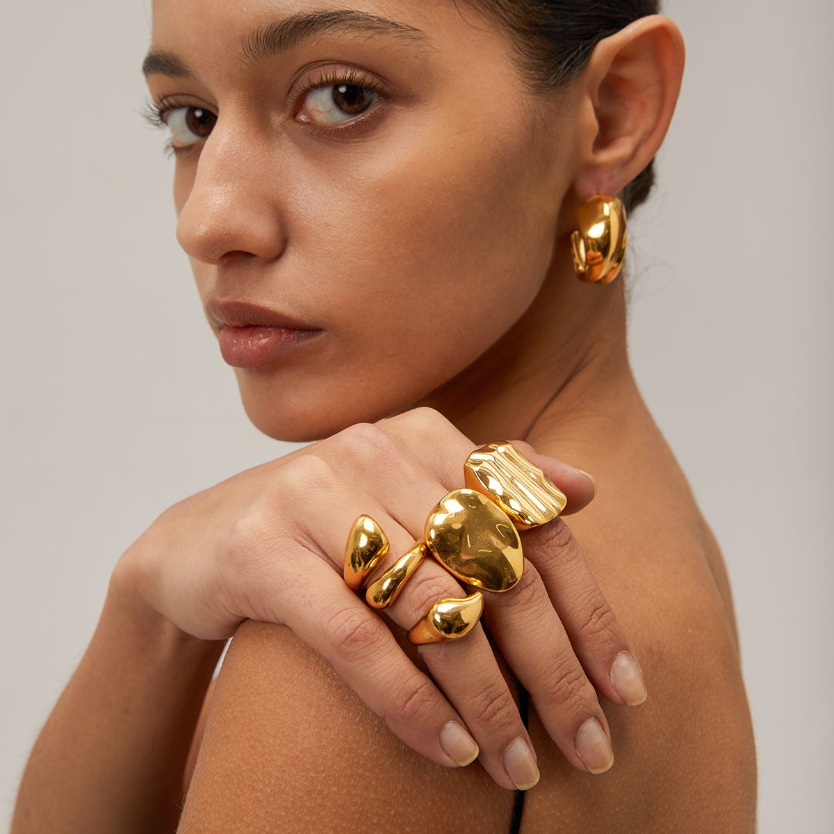 Glossy Open Ring