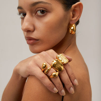 Glossy Open Ring