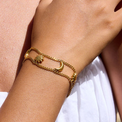 Two Moon One Sun Bracelet