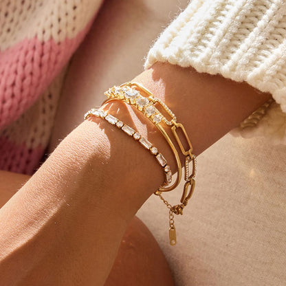 Tennis Chain Zircon Bracelet