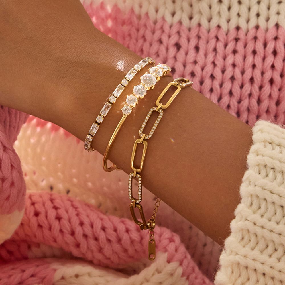 Tennis Chain Zircon Bracelet