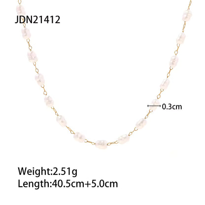 Retro Pearl Choker Necklace