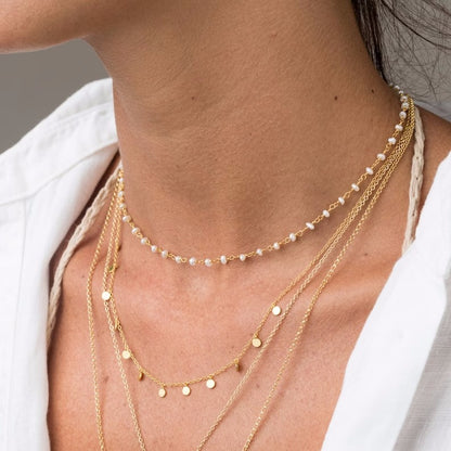 Retro Pearl Choker Necklace