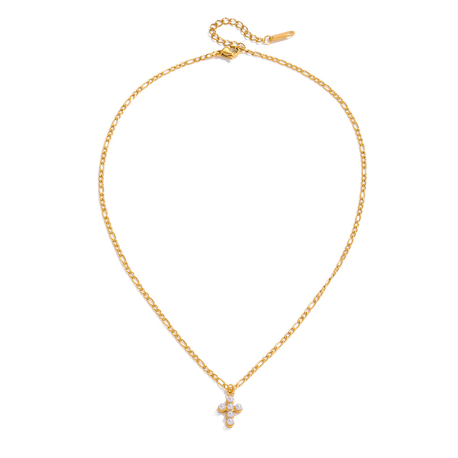 Liliya — Pearl Cluster Necklace