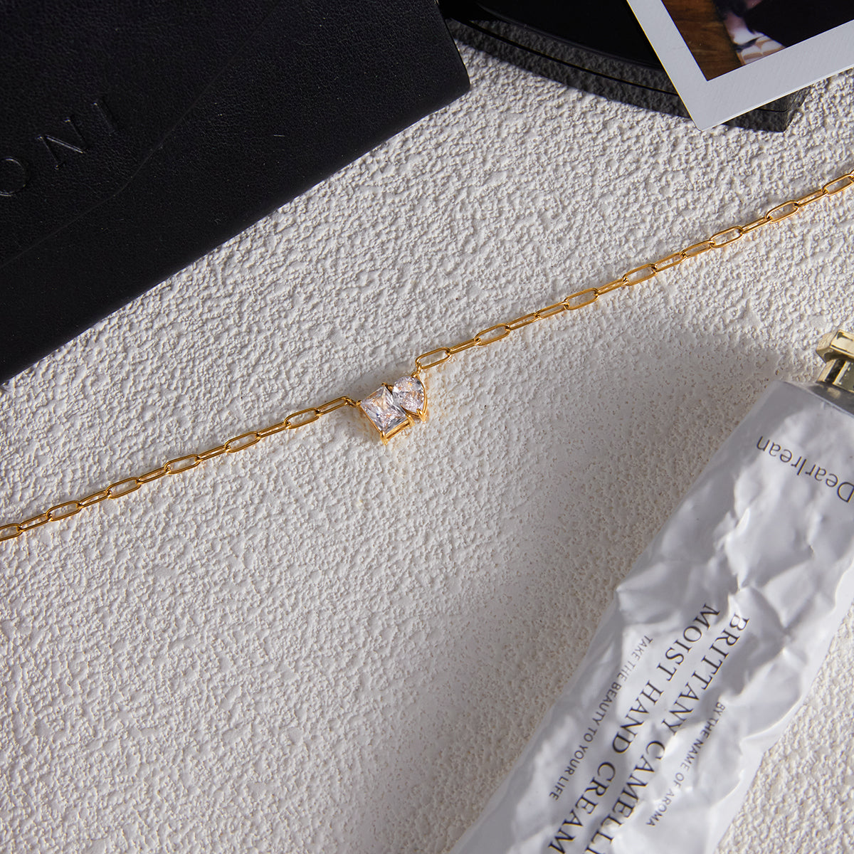 Classic Drop Square Necklace