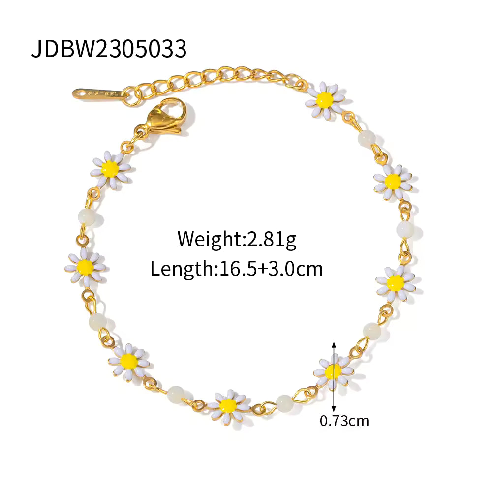 Dropped Oil Pearl Bracelet