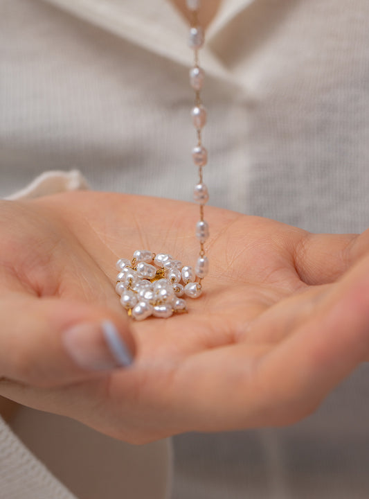 Retro Pearl Choker Necklace