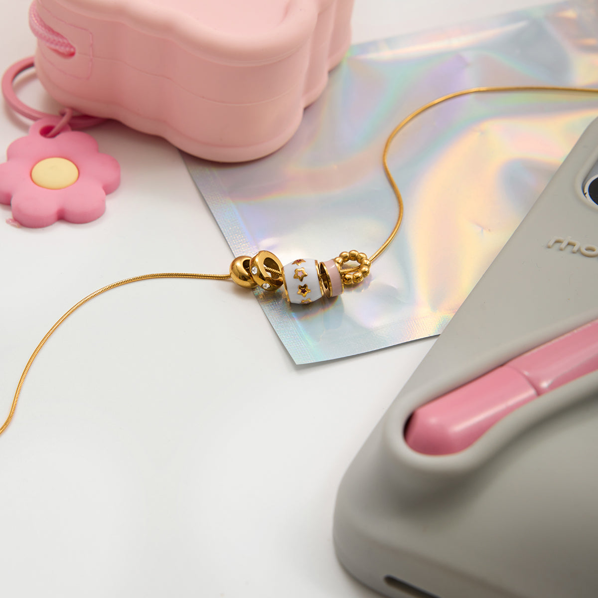 Heart Flower Necklace