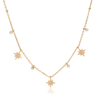 Star Cross Pendant Necklace