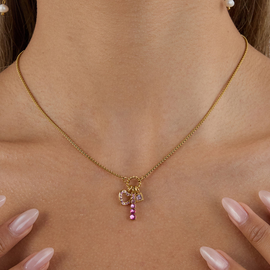 Liliya — Roselle Charm Necklace