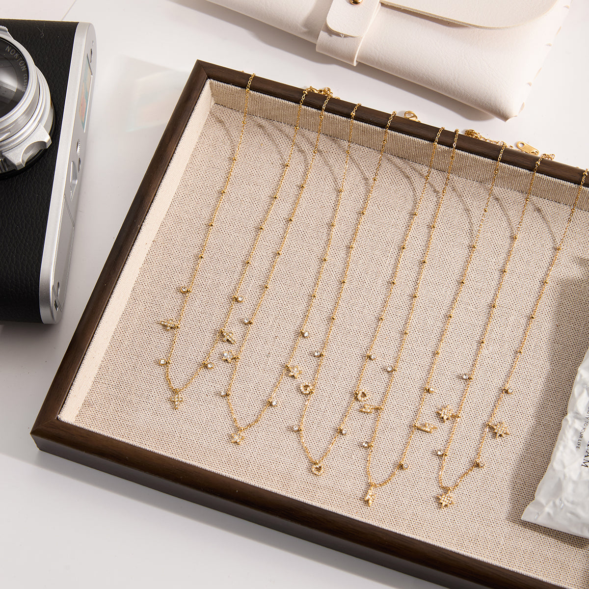 Rhinestone Cross Diamond Necklaces