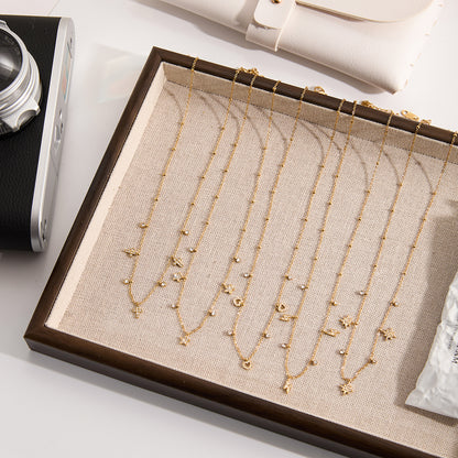 Rhinestone Cross Diamond Necklaces