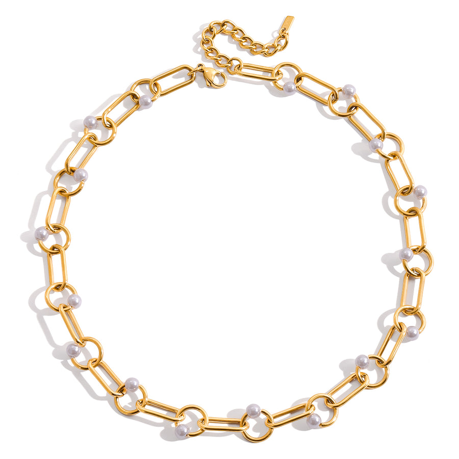 Liliya — Perla Pearl Link Necklace