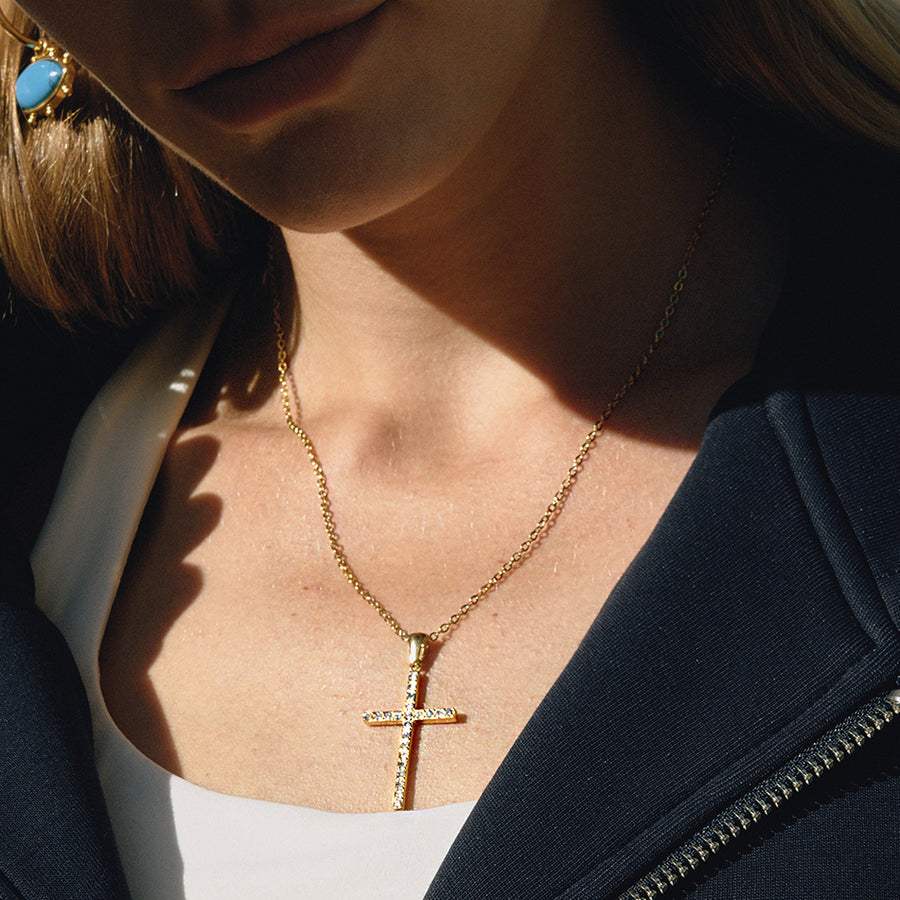 Gold Cross Necklace