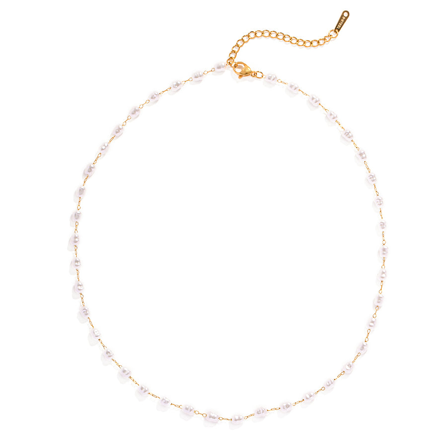 Retro Pearl Choker Necklace