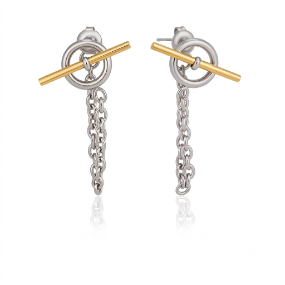 Celeste Luxe Chain Drop Earrings