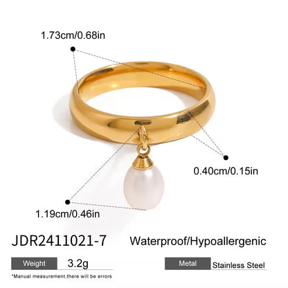 Pearl Jade Rings