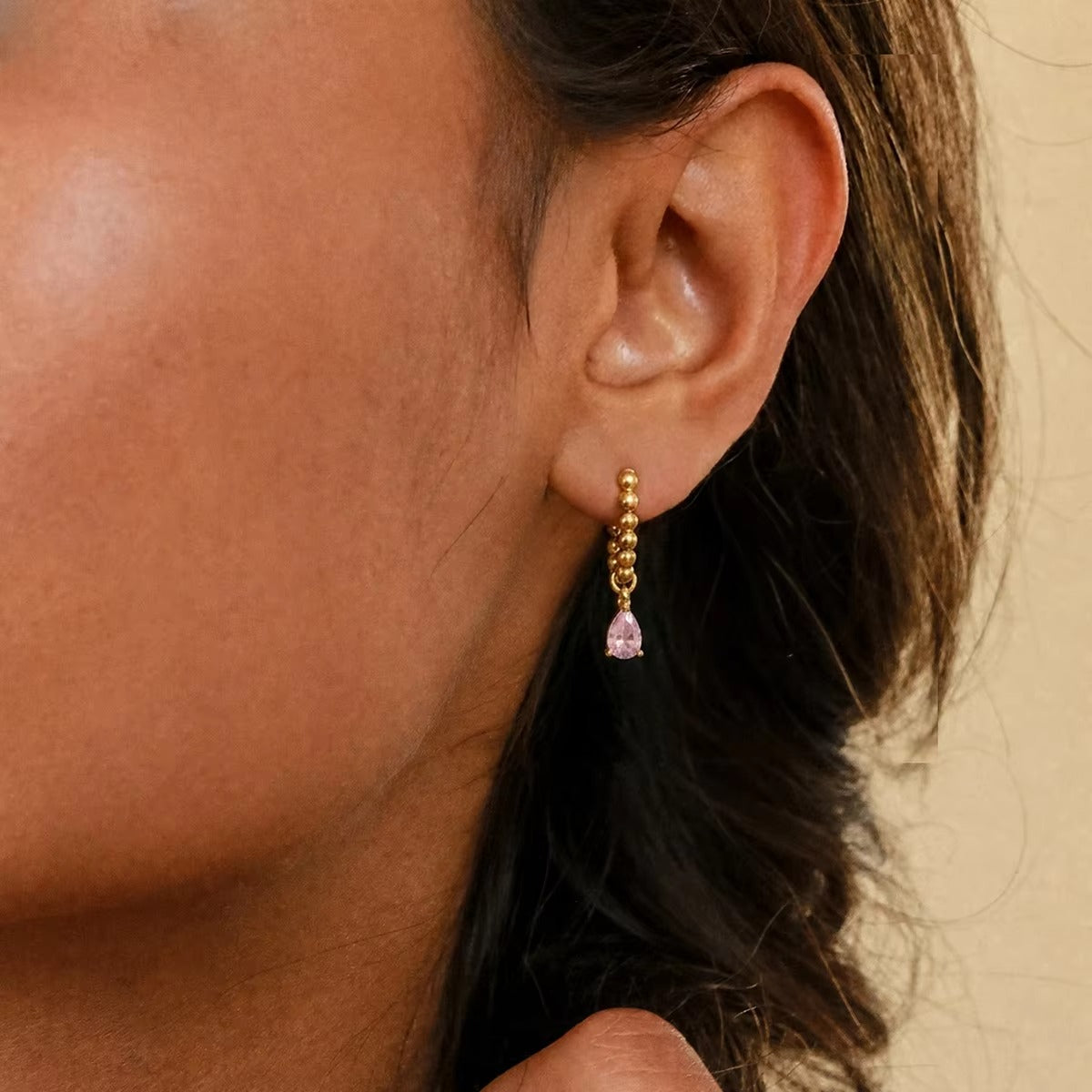 Blue Zirconia Earring