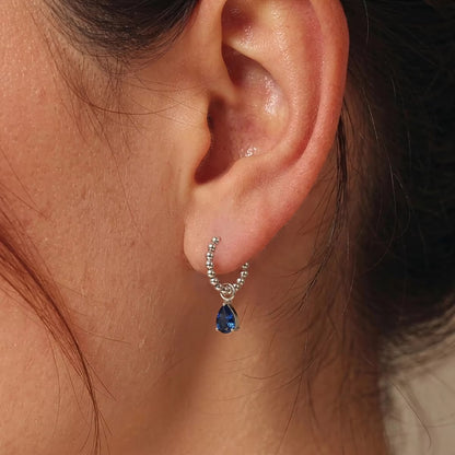 Blue Zirconia Earring