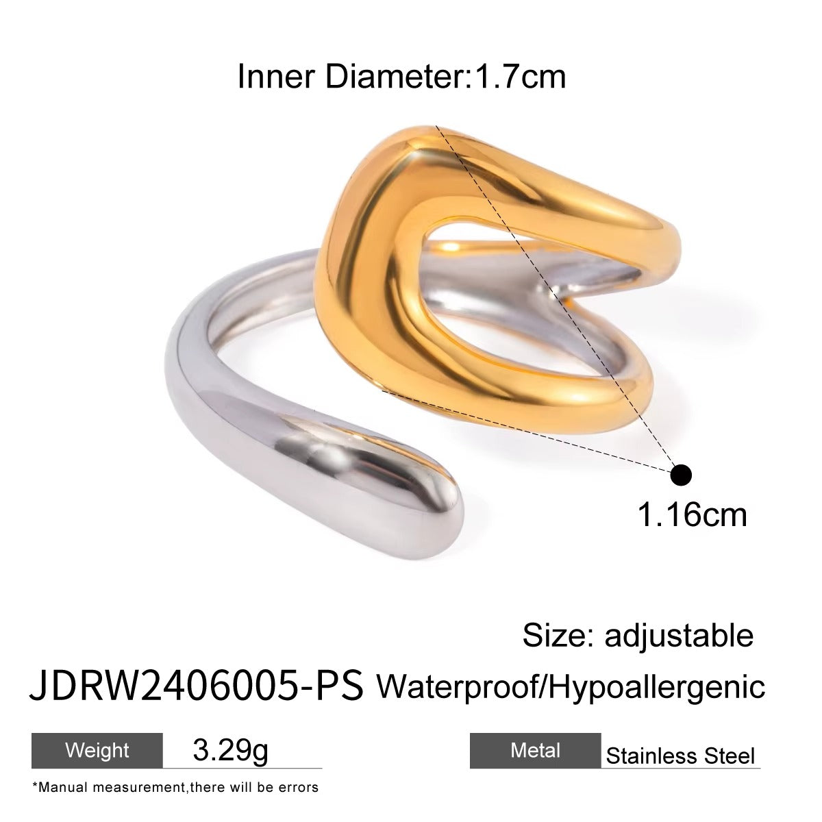 Cross Asymmetric Open Ring