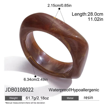 Wide Wavy Cuff Bracelet