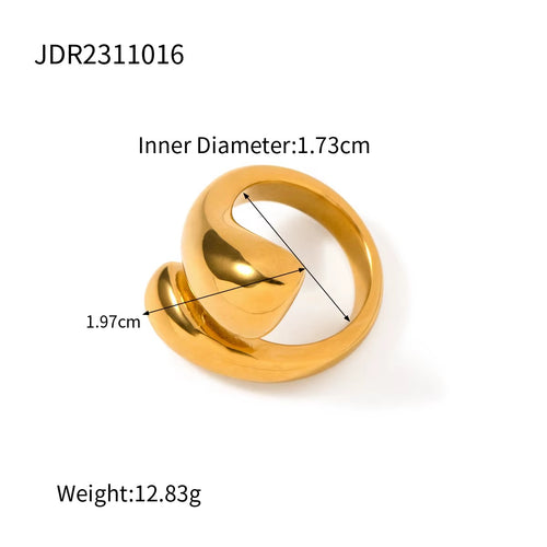Glossy Open Ring