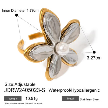 Water Drop Zircon Rings Set