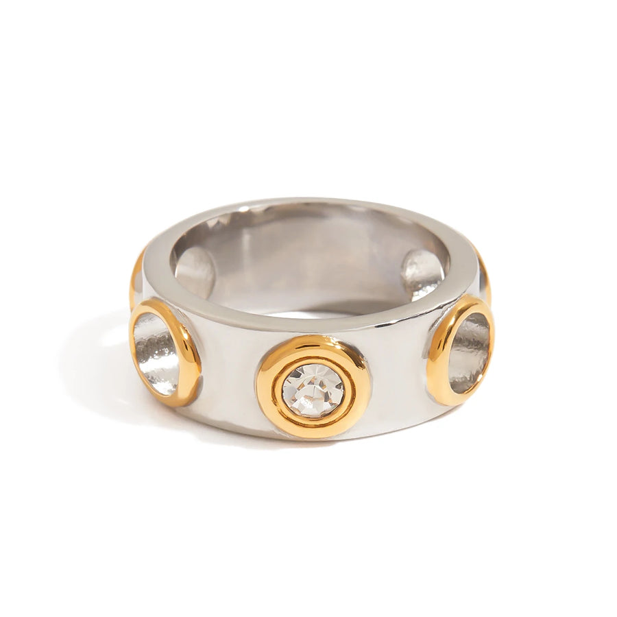 Irregular Wave Double Finger Ring
