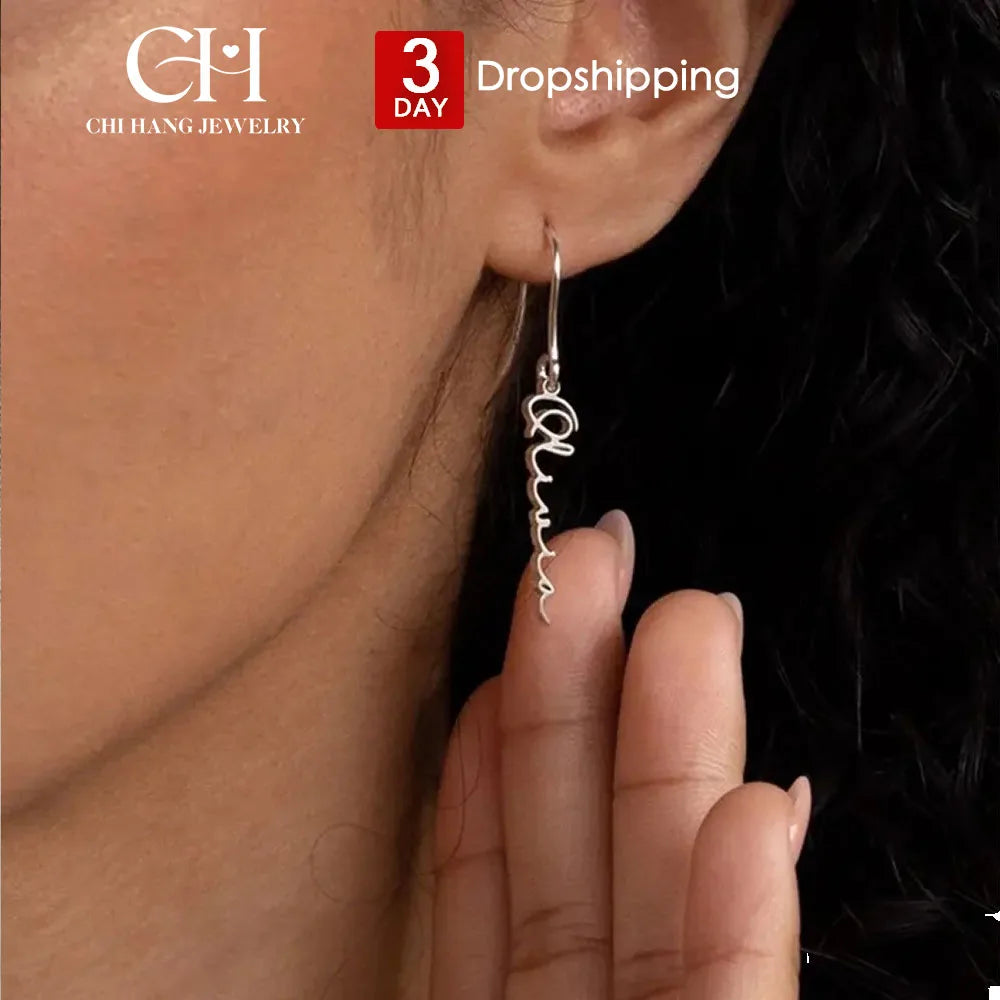 Personalized Name Earrings