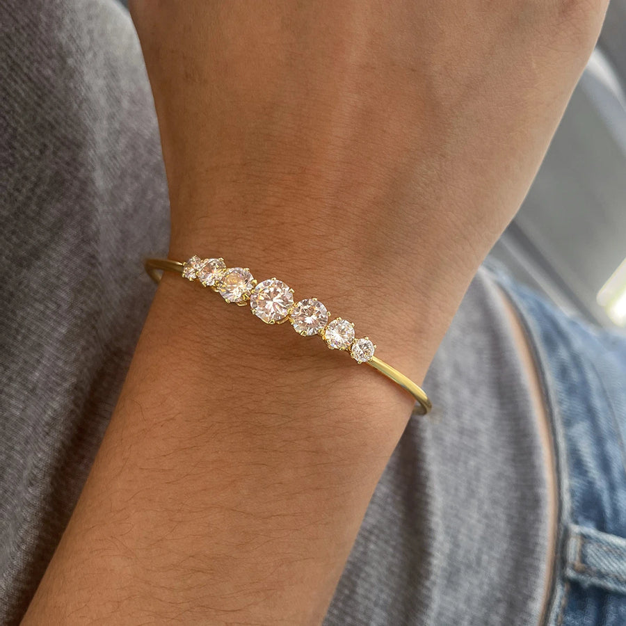 Celeste Multi-Birthstone Cuff Bracelet