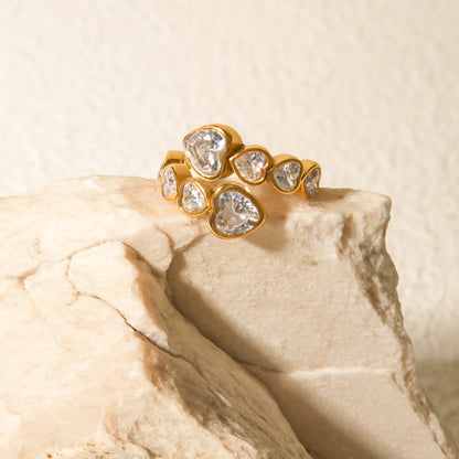 Liliya — Celestia Heart Ring
