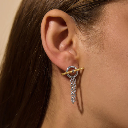 Celeste Luxe Chain Drop Earrings