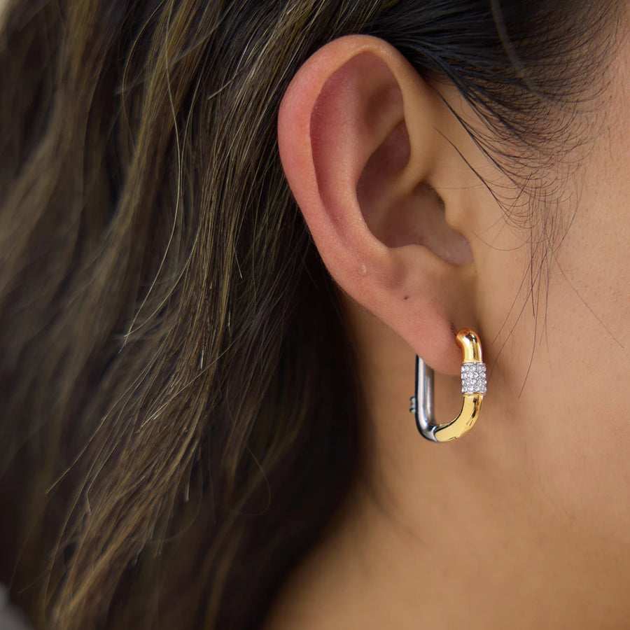Classic Irregular Wide Hoop Earring