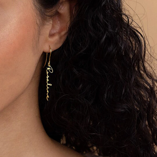 Personalized Name Earrings