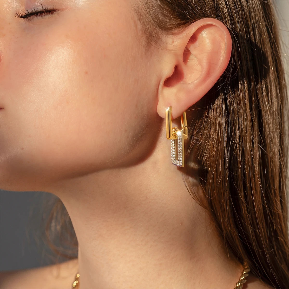 Blue Zirconia Earring