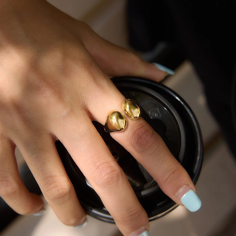 Line Shaped Open Ring