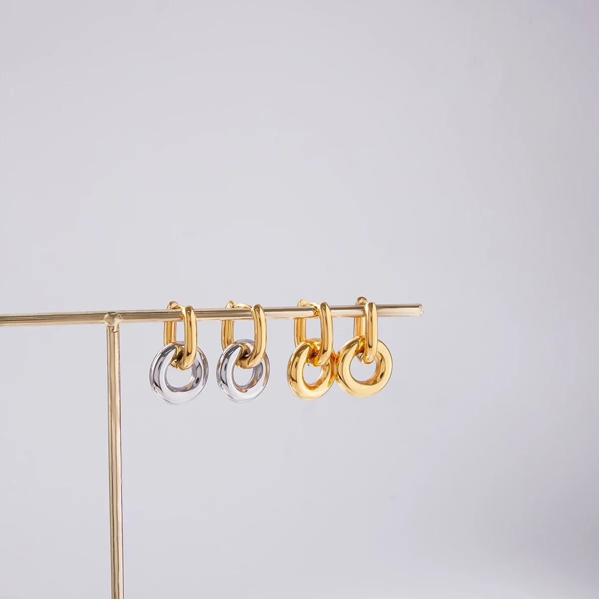 Classic Wide C Hoop Earrings