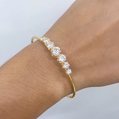 Celeste Multi-Birthstone Cuff Bracelet