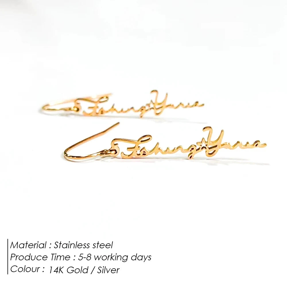 Personalized Name Earrings