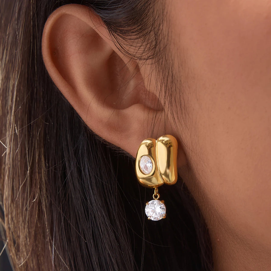Huggie Multi-Ring Hoop Earrings
