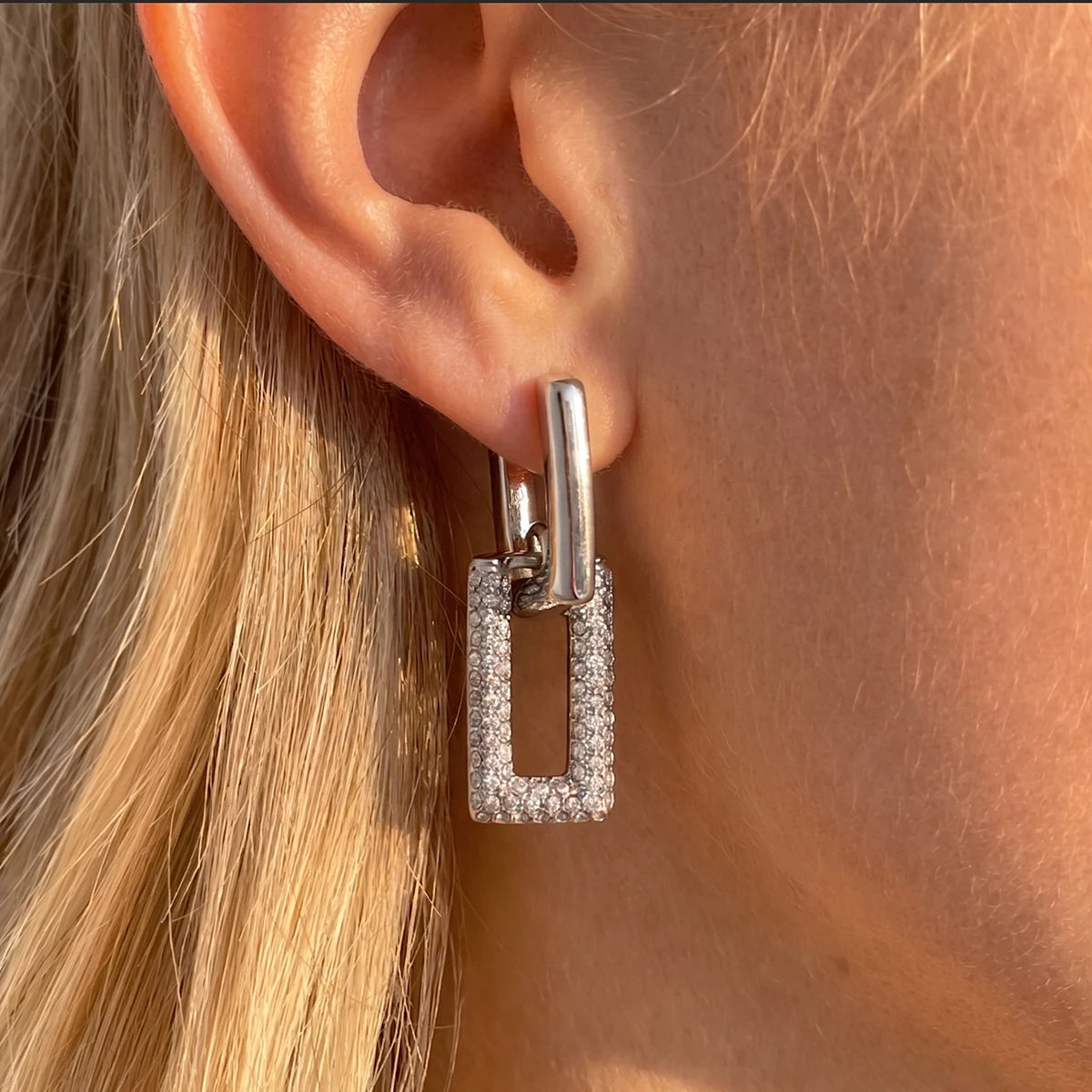 Blue Zirconia Earring