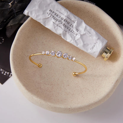 Celeste Multi-Birthstone Cuff Bracelet