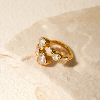 Liliya — Celestia Heart Ring