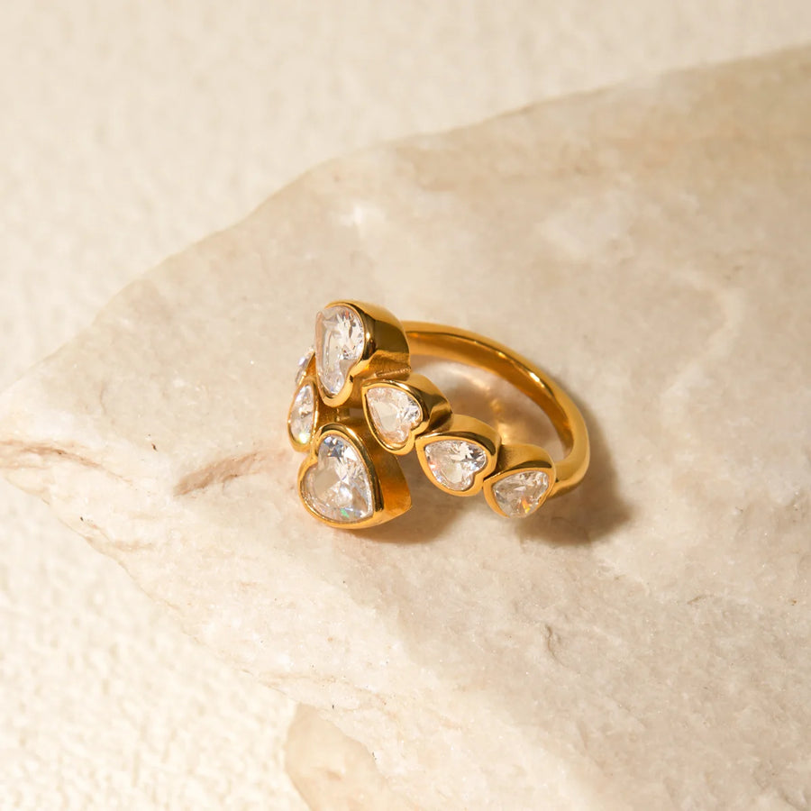 Liliya — Celestia Heart Ring