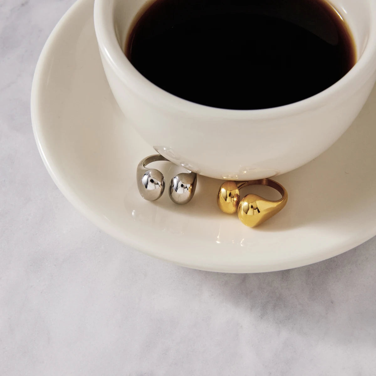 Line Shaped Open Ring